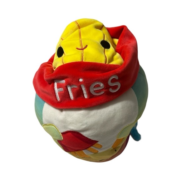 Squishmallows 8" Flip-A-Mallows Aika the Axolotl / Floyd Fries Plush Toy 🍟 - Picture 2 of 4